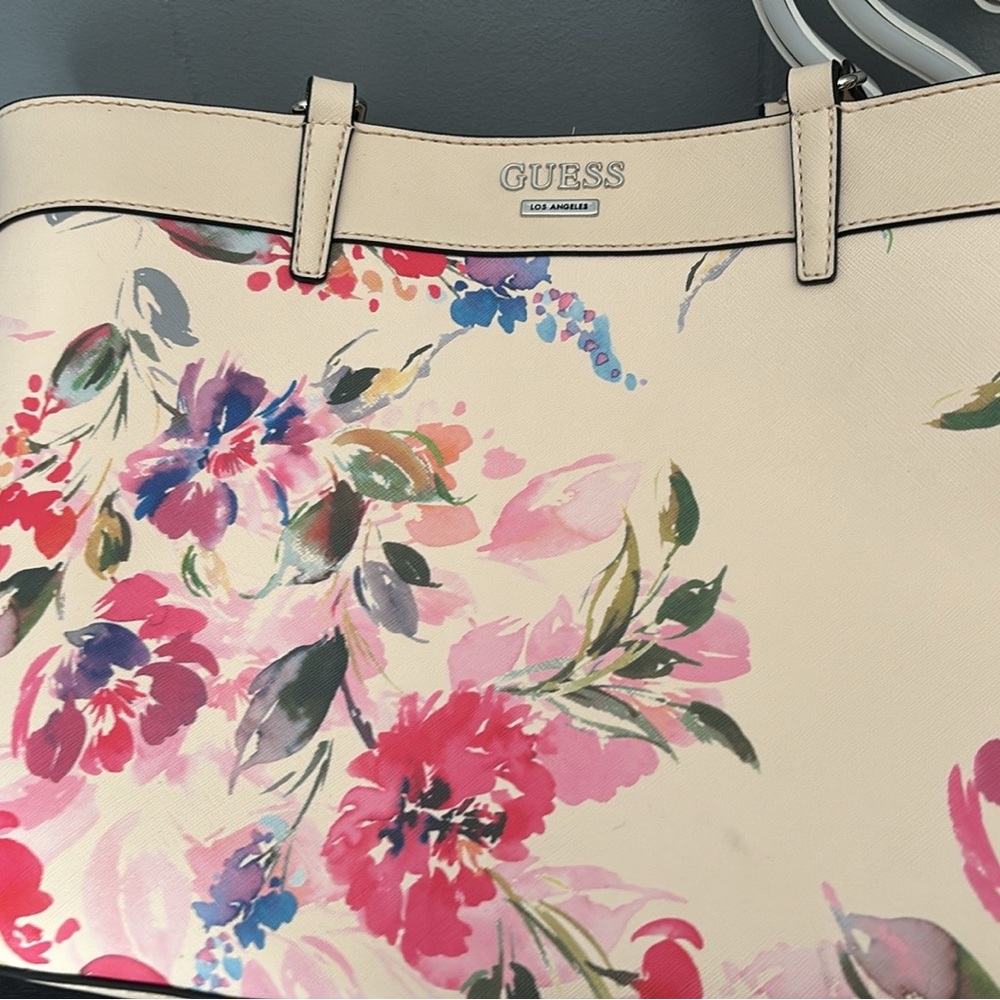 Guess Multicolor Floral Tote Bag